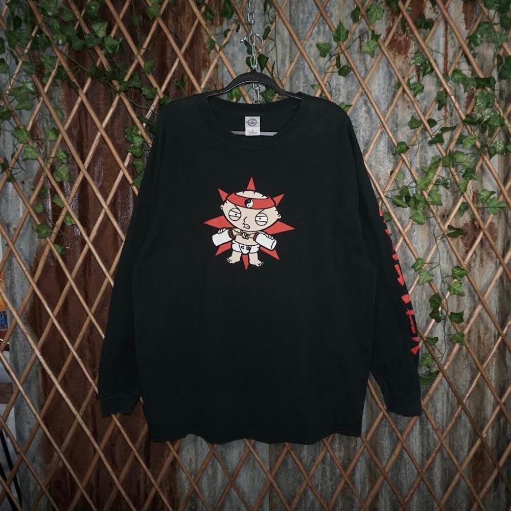 2XL - Vintage / Y2K 2000's Family Guy Stewie Long Sleeve